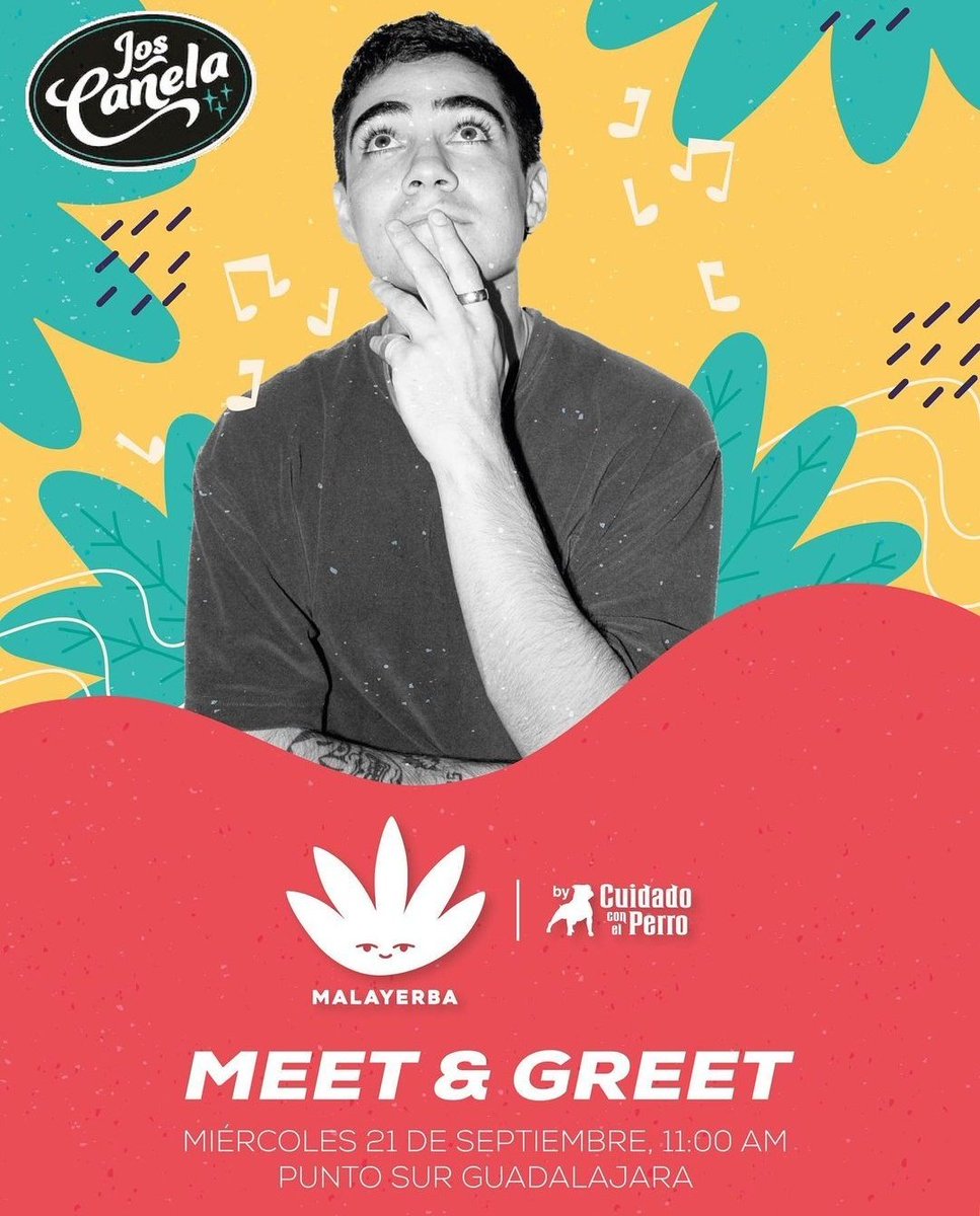 josproyecto's tweet photo. 📢 | ¡GUADALAJARA!
Tienen una cita para ver a @JosDice en el M&amp;G que estará realizando mañana a las 11 am, no se queden sin la oportunidad de verlo y corran la voz <3 https://t.co/jpAaFlqgb7