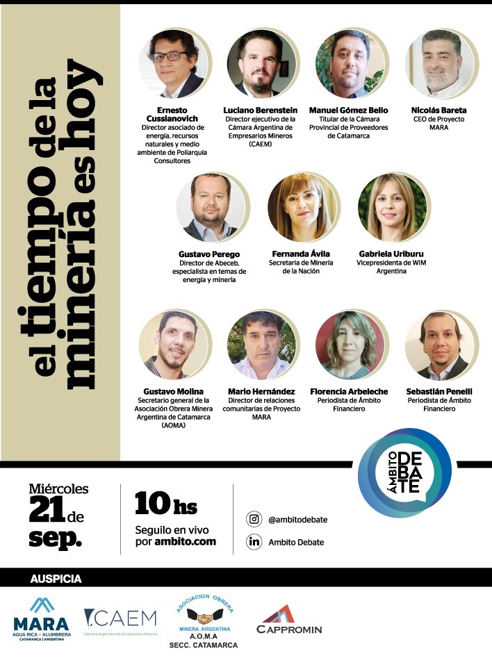 Miércoles 21, 10hs. Seguilo en vivo por ambito.com o <a href="/AmbitoDebate/">Ambito Debate</a>