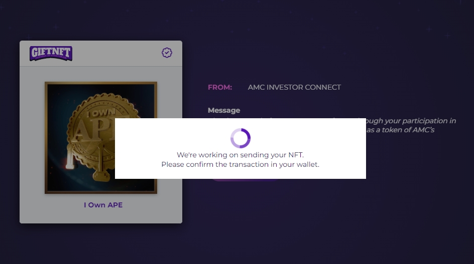 wwonft's tweet photo. @TaraBull808 @WAX_io @CEOAdam I can't claim my APE nft either, all I'm getting was this error... https://t.co/9IeJrT73Zr