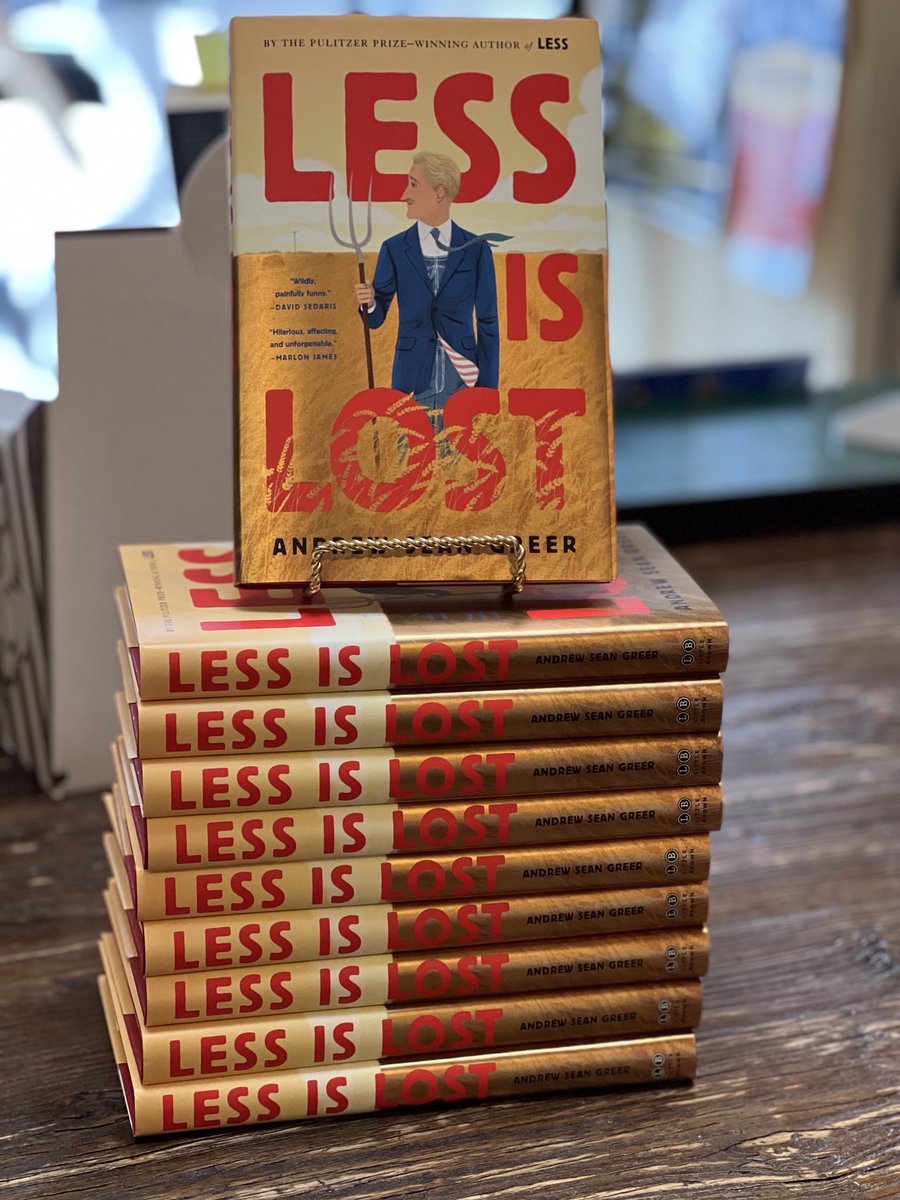 kathcald's tweet image. Andrew Sean Greer has a new novel, LESS IS LOST, hitting the shelves today!

Congratulations Andy! It’s been such a pleasure to watch your career flourish!

@asgreer ⁦@GreatGoodPlace⁩ @sonomareadersbooks #NewReleaseTuesday #JustOneBook #LessIsLost