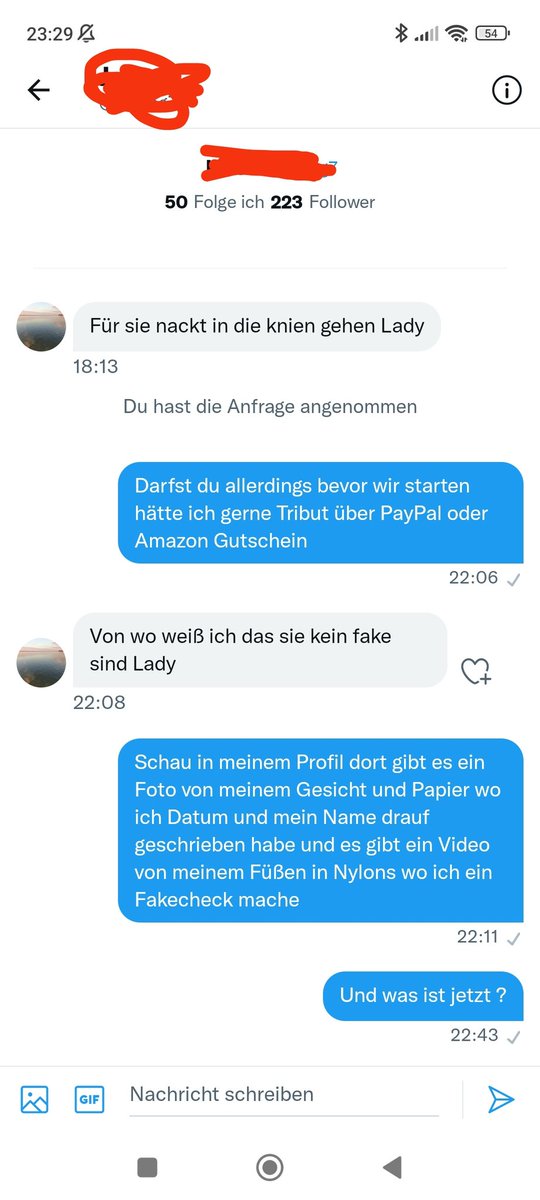 Wie ich diese Tastenwixxer verabscheue 🤬🤬🤬 hört auf die Herrinen hier zu nerven wenn ihr nicht zahlen wollt ❗❗❗
#sklaven #sklave #Zahlnutte #zahlsklave #geldsklave #findom #feet #füße #socken #sockenfetish #nylons