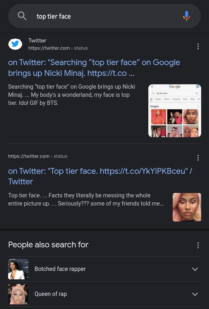 Ms___MK201's tweet photo. @2Jacuzzis Y'all peeped that botched face rapper😭😭😭😂😂😂😂bishhhhh I------ google ne wilding https://t.co/vop4m7g1nF