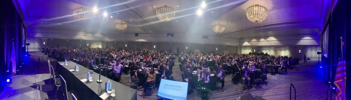 A packed house in Chicago for ⁦<a href="/NASWAORG/">NASWA</a>⁩ #NASWASUMMIT22