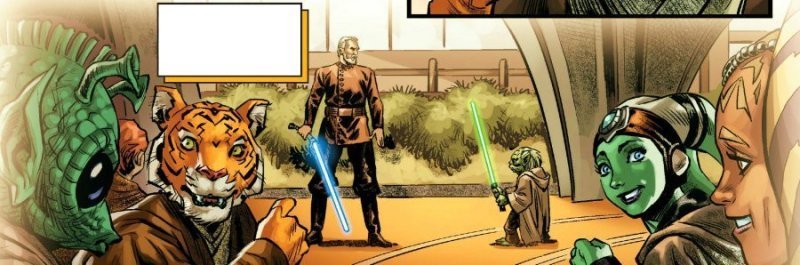 AllThingsJedi's tweet photo. Seeing the sheer joy on the younglings' faces when they get to watch a Yoda vs Dooku fight is incredible, we'd have paid cash money to see that too lbr. https://t.co/ffjyug2dTa