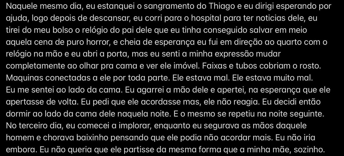 realitasnews's tweet photo. Carta de Elizabeth Webber para Guto, lida em live pela Gabi após a morte da personagem. https://t.co/BE2xZMG6iR
