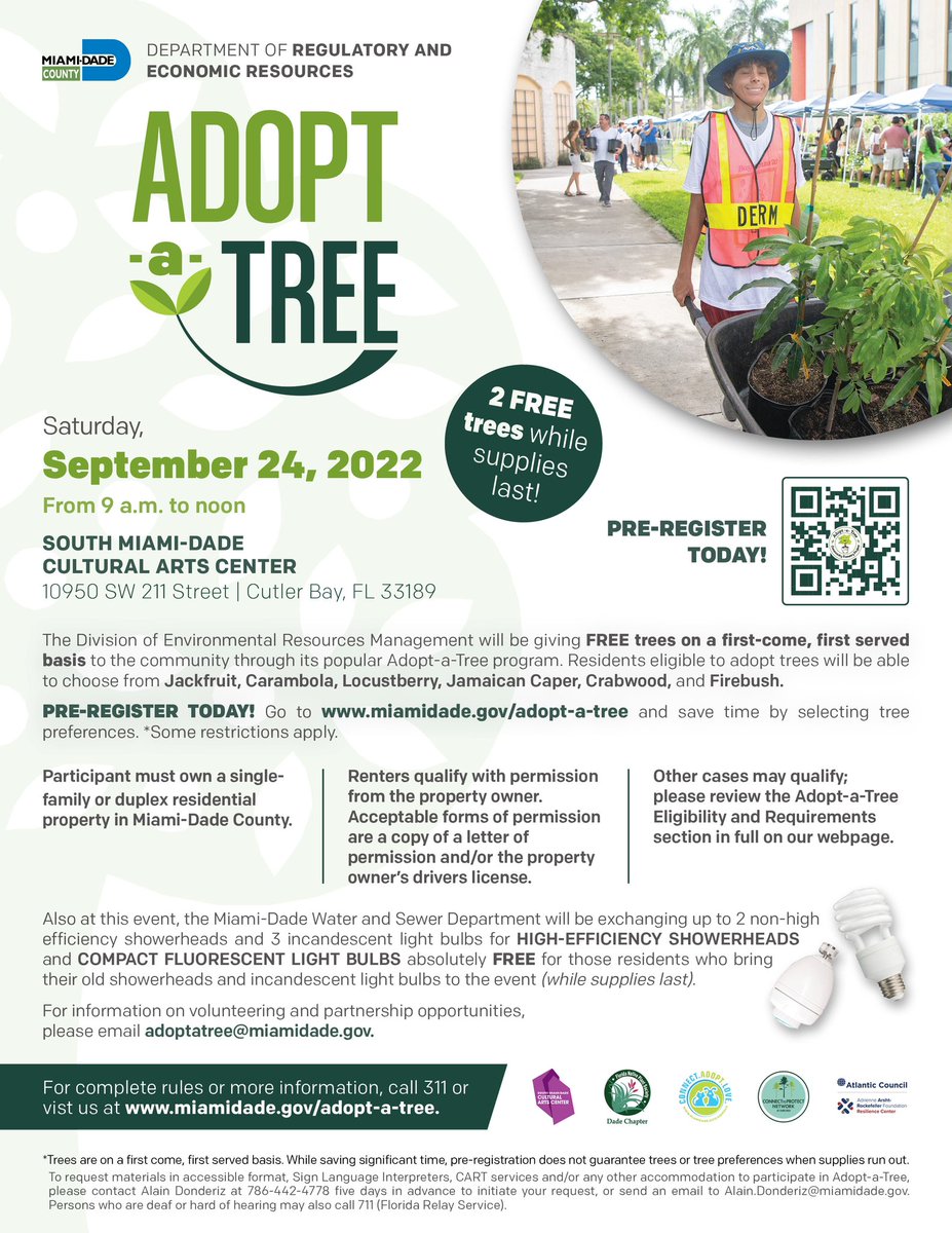 This Saturday🗣️ Join us and get a FREE tree while supplies last❗️  
.
Hope to see you there😉
. 
#theMossCenter #miamidadearts