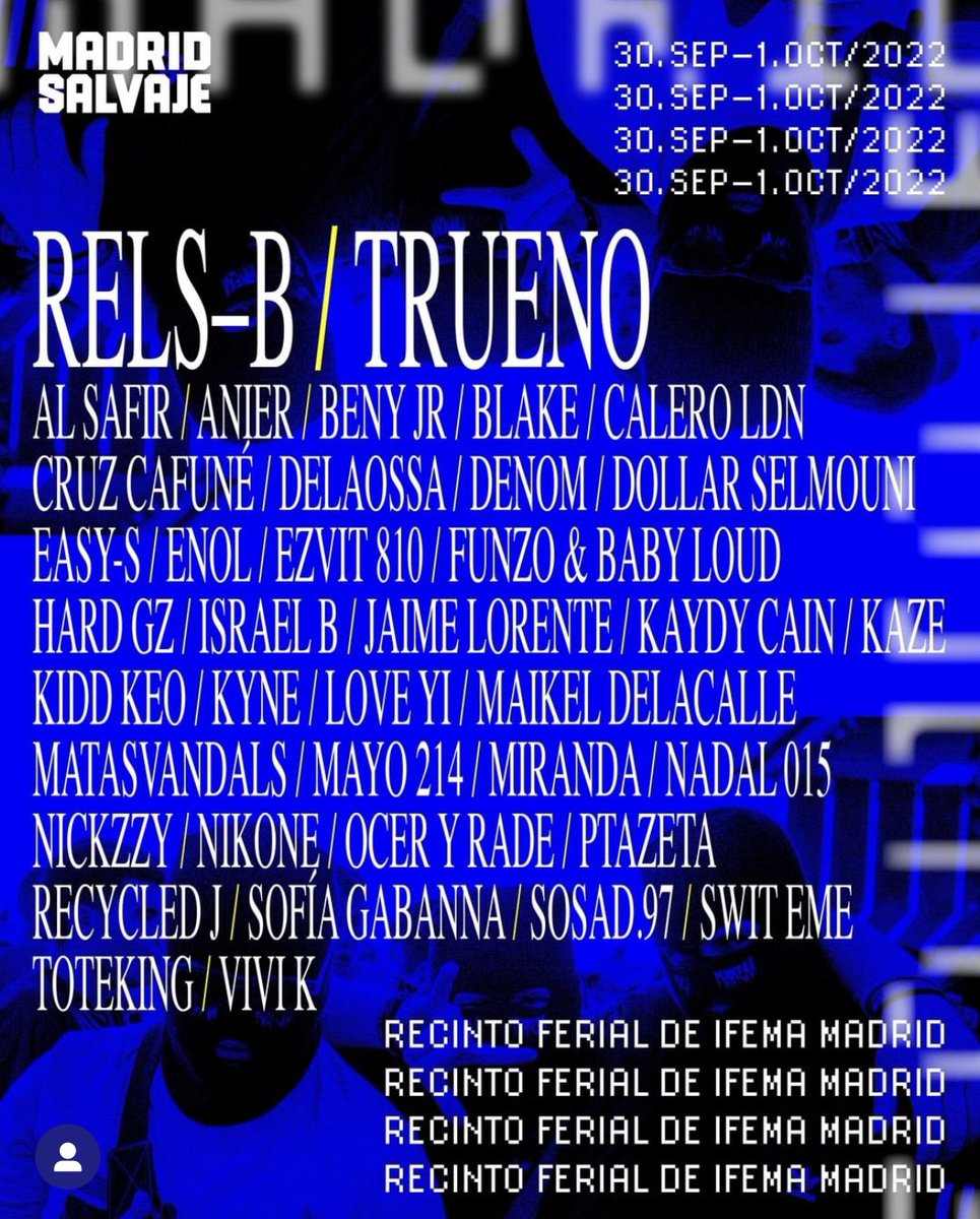 12890User's tweet photo. Vendo entrada Madrid Salvaje 2022 https://t.co/9qGo84AS44