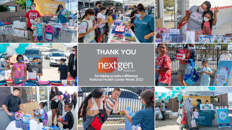 When possible, we love helping our clients support their communities. Our client Wesley Health Centers recently shared this image that shows the work they are able to do!