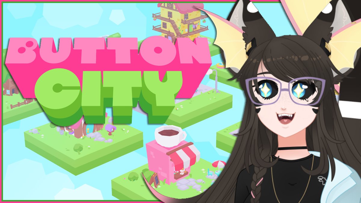 CheckyNyanChan's tweet photo. Time to delve into a new game recommended by a friend! #buttoncity I know nothing about this game! Lets goooo! #twitchstreaming #ENVtubers #VtuberEN #Vtuber #smallstreamer #CheckyNyanLive #Vtubers #VTuberUprising 🌊🐉🐈 https://t.co/qt3LUcdbDg