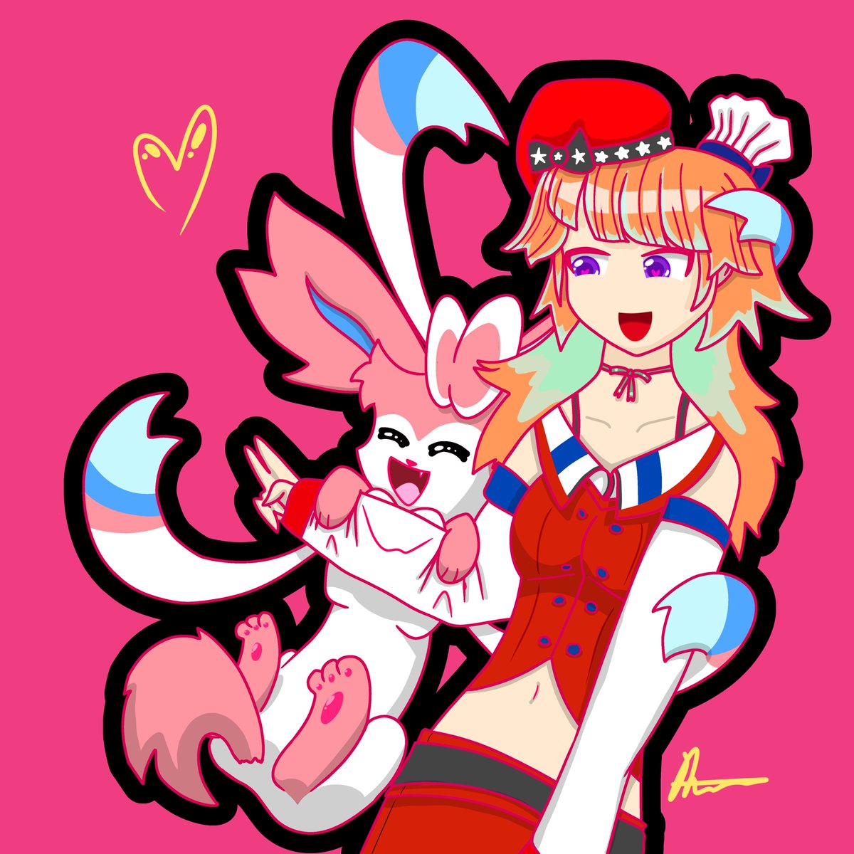 kohoto_kun's tweet photo. #takanashi #kiara #sylveon #whydididothis https://t.co/Is323vqjsD