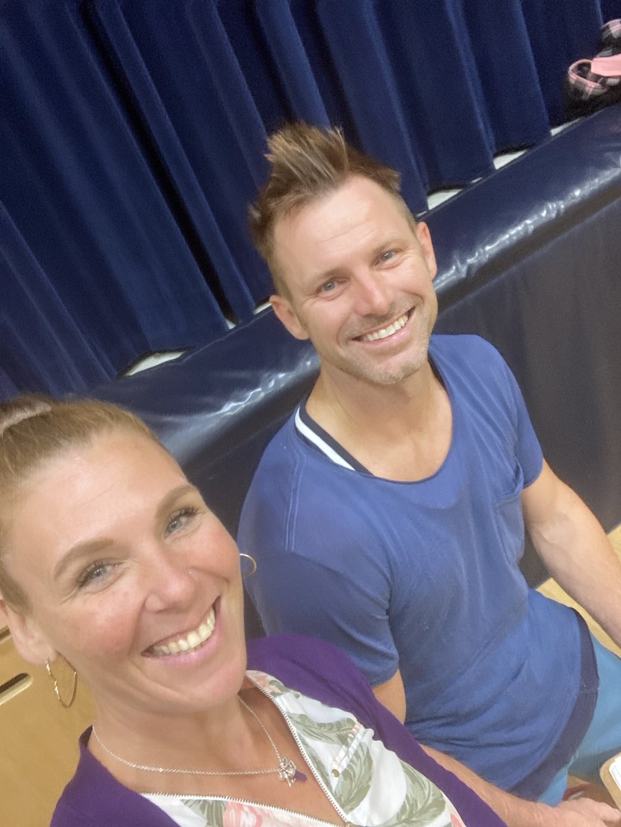 chapmajo55's tweet photo. Us Chapmans gotta stick together;). What a gift to have The. Jimmy. Chapman at Gummow today. @crgummow @kprschools #WeAreKPR #totallyengaged #dancingiscool #dancelikenobodyswatching https://t.co/IqidFN6R4y