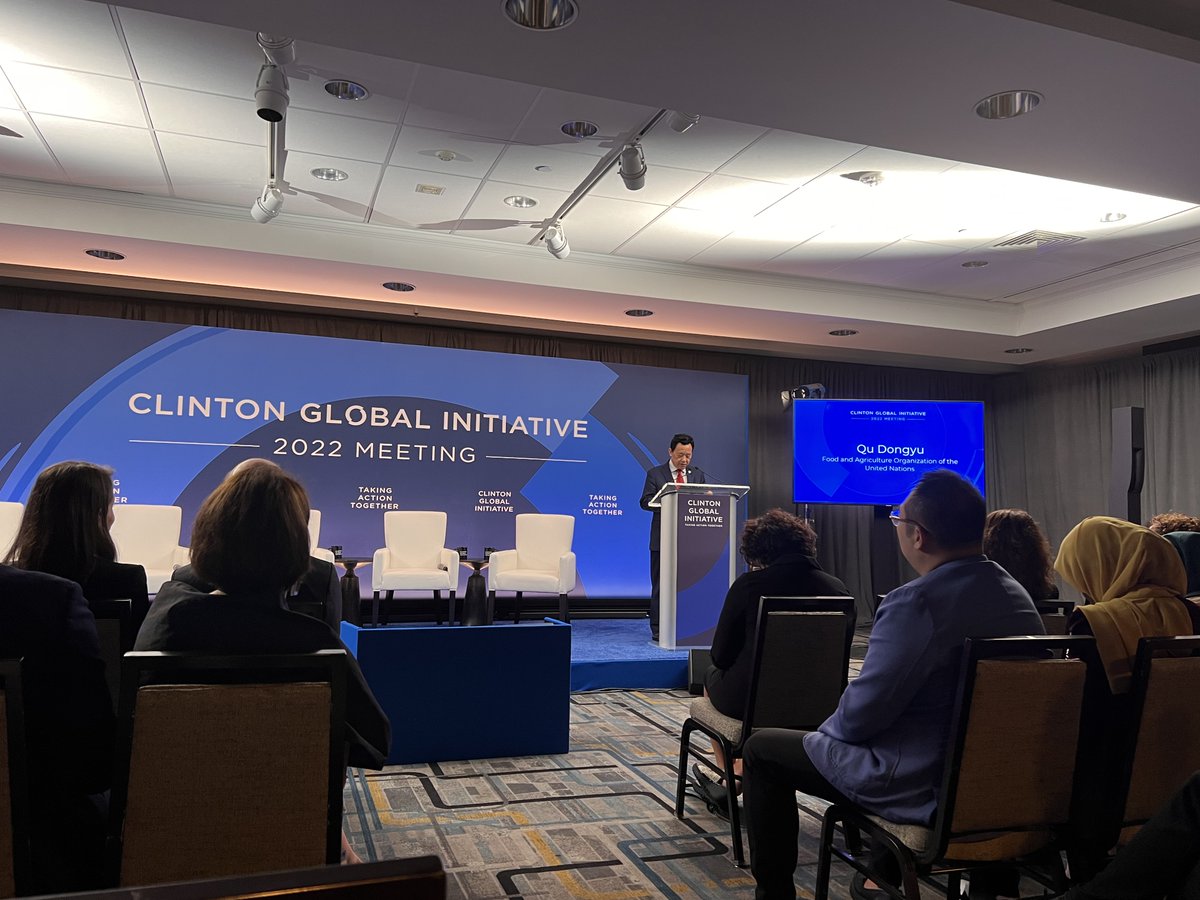 KARV_global's tweet photo. Today, @FAODG spoke at #CGI22:
“As a son of a small farmer I’ve witnessed how agriculture can cause transformation. Food is a basic human right it should be accessible, affordable, and nutritious.” #foodaccessibility https://t.co/r4wdPEMq9H