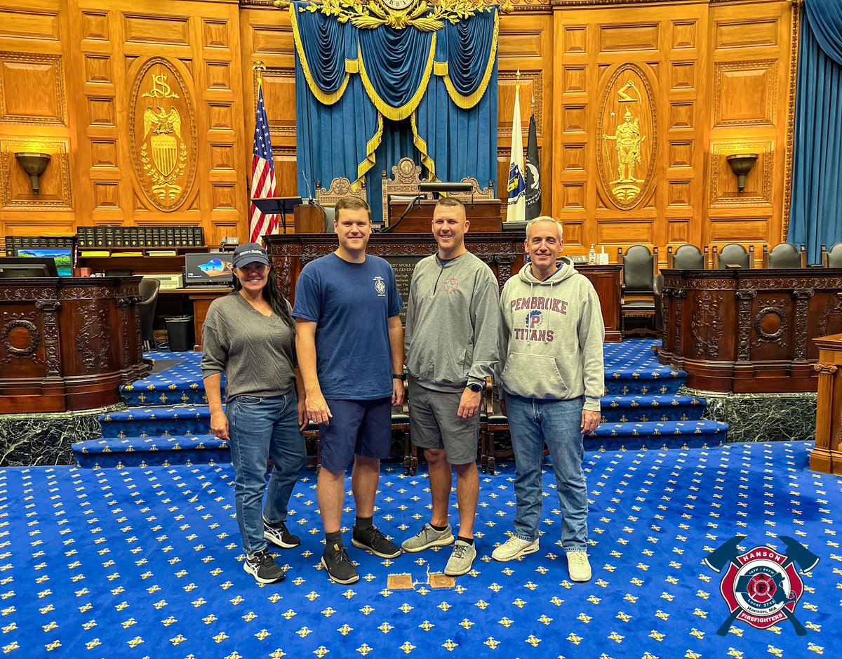 hfd2713's tweet image. Hanson FFs Local 2713 President Rob Heffernan attended the @THE_PFFM #FireOps demonstration today in Boston with State Rep @joshscutler. Rep Cutler was able to participate in vehicle extrication with the “jaws of life”, live fire training, CPR and firefighter gear familiarization