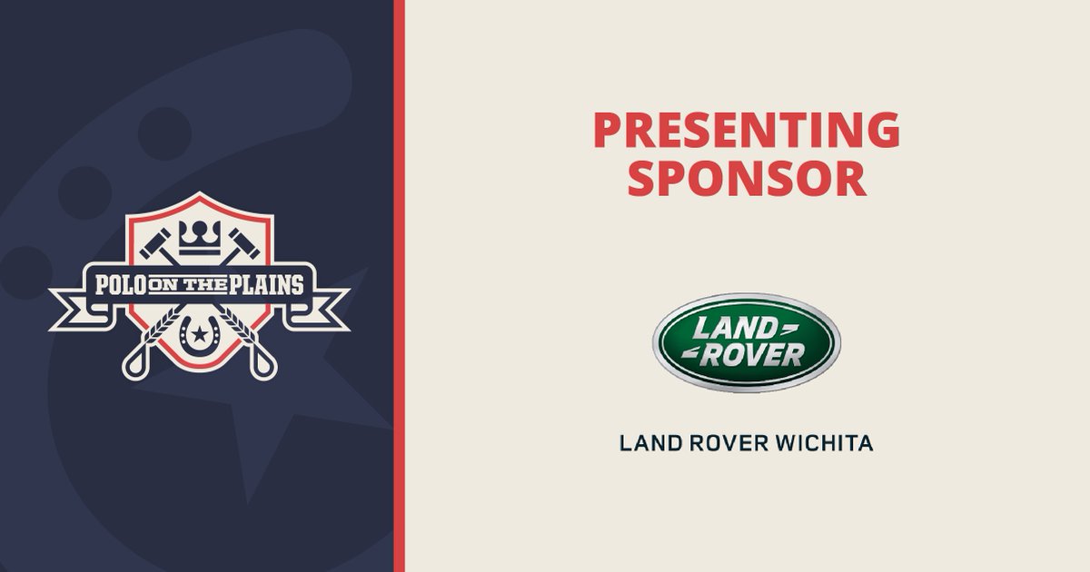 Wichita Children's Home (@wichitachildren) on Twitter photo Please join us in thanking Polo on the Plains Presenting Sponsor, <a href="/LR_Wichita/">Land Rover Wichita</a>! 🏇🏻 Please join us in thanking Polo on the Plains Presenting Sponsor, <a href="/LR_Wichita/">Land Rover Wichita</a>! 🏇🏻