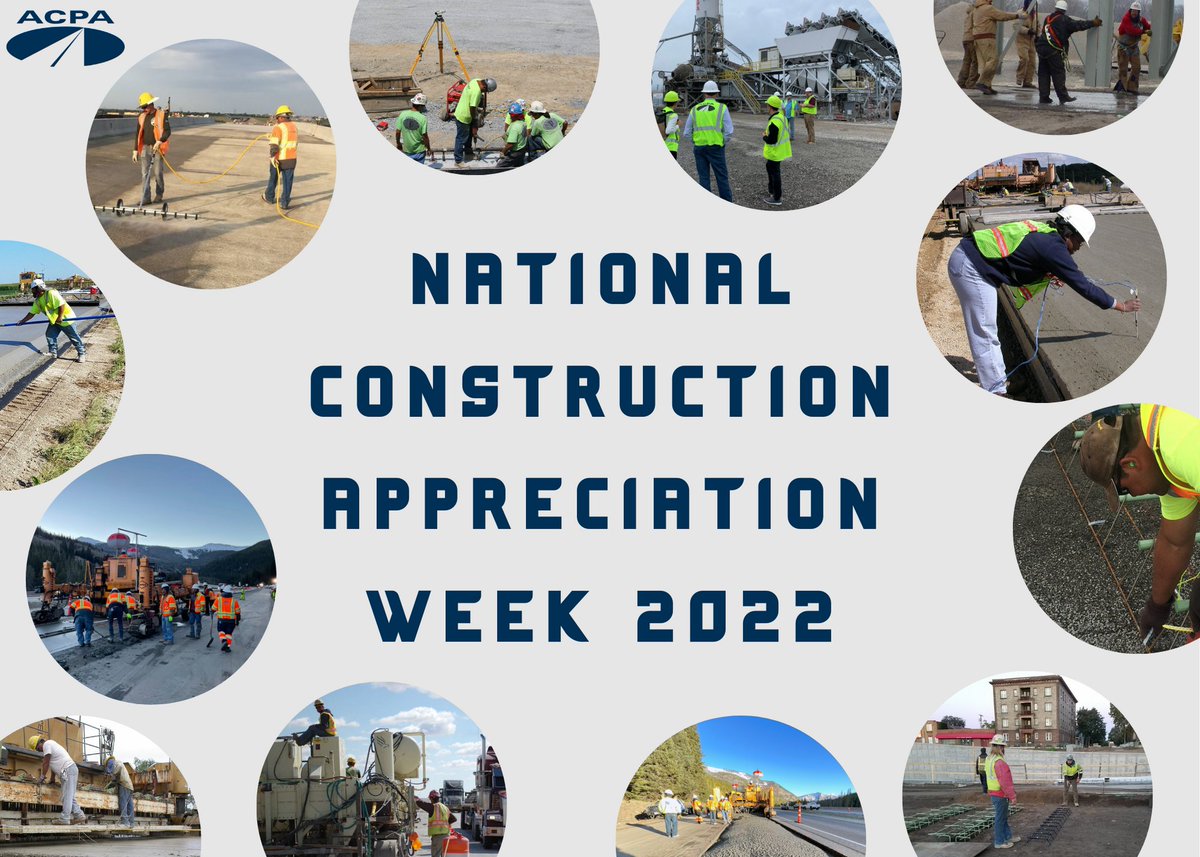 Thank you to those who work hard to construct the pavements, buildings, bridges, and systems that we use every day. This week and every week, ACPA appreciates the people who build the world around us.

#ConstructionAppreciationWeek #ThanksForBuilding

<a href="/IBAmerica/">I Build America</a>