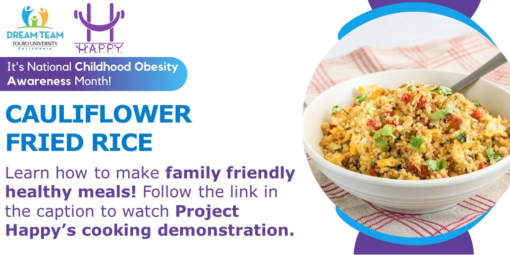 DiabetesTUCA's tweet photo. #MOBEC and #ProjectHAPPY -Healthy Attitudes Produce Positive Youth team up for #NationalChildhoodObesityAwareness Month! Watch the cooking demonstration here: https://t.co/b3XuFYfteN
#childhoodobesity #NCOAM https://t.co/AbbszyDv7M
