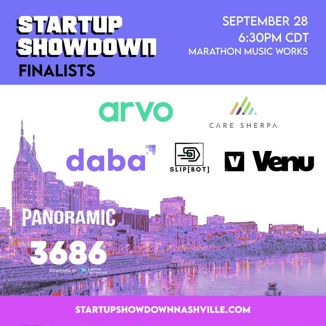 Drum roll, please 🥁

We're proud to introduce the five finalists who will compete on stage at #3686fest next week for a chance to win $120,000 from <a href="/panoramicvc/">Now BIP Ventures - @bipventures</a>