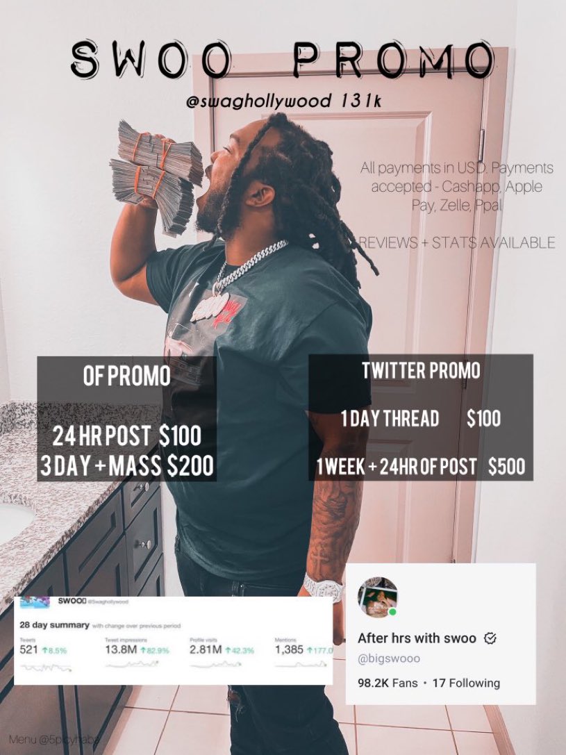 TW Pornstars - SWOO ☆. Twitter. Posting this cause my prices goin up last  chance to get. 9:50 PM - 20 Sep 2022