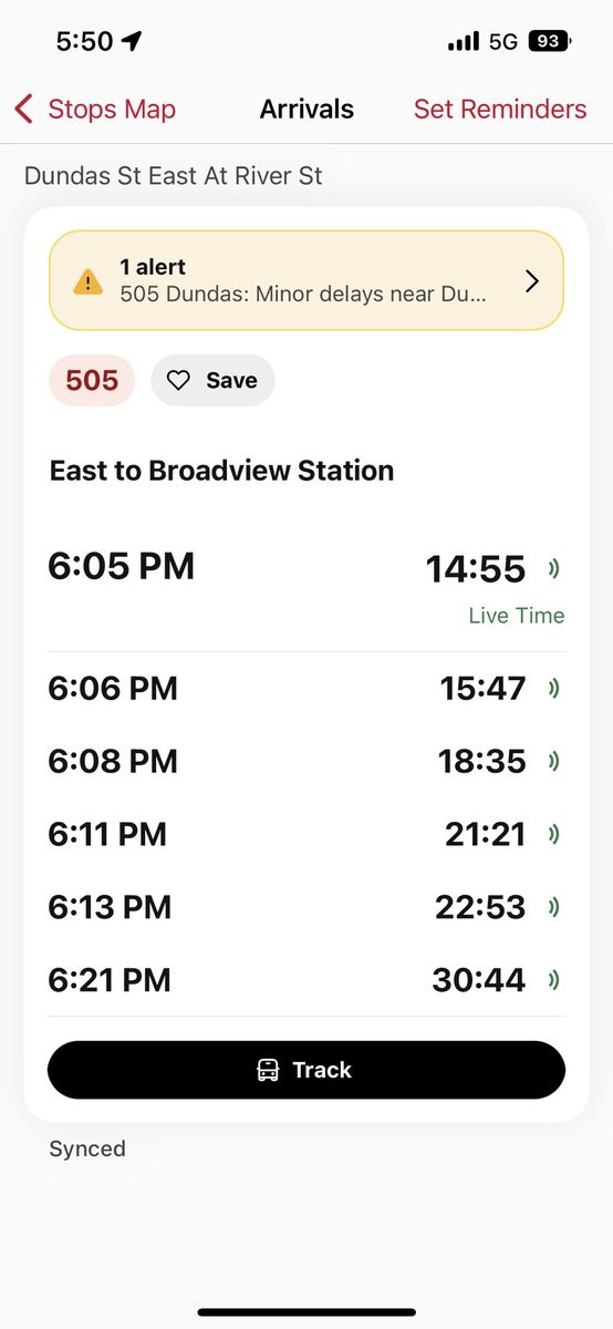 anthony_cushing's tweet photo. @TTChelps There must be something that can be done of these ridiculous delays and bunching. Last Friday I waited 28 mins for a Dundas car. 
#DoBetter https://t.co/5nrQHdDUrQ