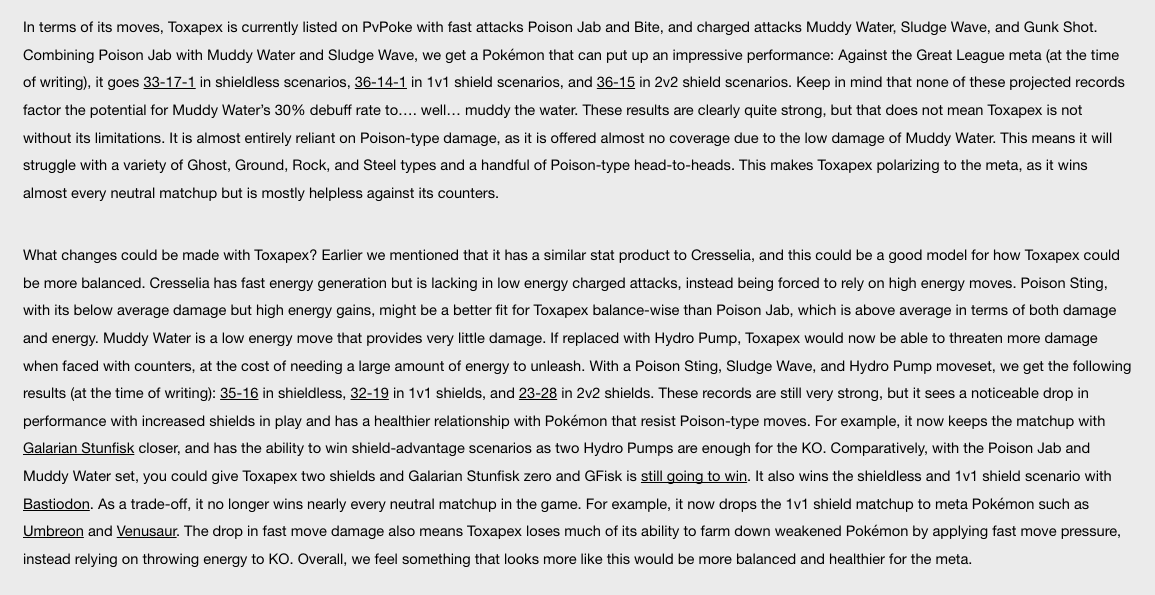 For those joining the party of realizing "Toxapex might not be healthy for the meta", welcome aboard! I wrote about it a few months ago in an article called "Metas Breaking Bad"! Hopefully we see some changes prior to release. 
stadiumgaming.gg/post/metas-bre…