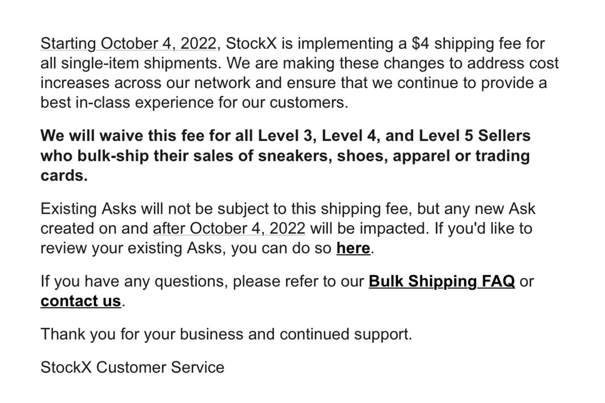 Nice Kicks on Twitter "Starting October 4, stockx is implementing a