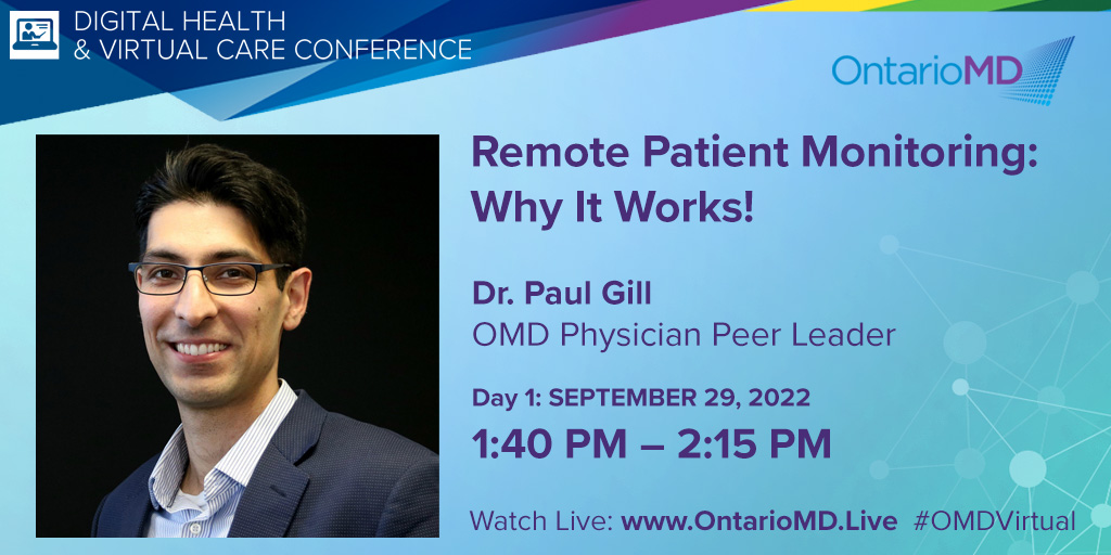 OntarioMD (@ontarioemrs) on Twitter photo Looking forward to a great CME session from <a href="/drpaulgill/">Dr Paul Gill</a> on "Remote Patient Monitoring: Why It Works" at OMD's Digital Health & Virtual Care Conference! Registration is still open; you don't want to miss this and other great sessions! #omdvirtual ontariomd.ca/what-we-do/eve… Looking forward to a great CME session from <a href="/drpaulgill/">Dr Paul Gill</a> on "Remote Patient Monitoring: Why It Works" at OMD's Digital Health & Virtual Care Conference! Registration is still open; you don't want to miss this and other great sessions! #omdvirtual ontariomd.ca/what-we-do/eve…