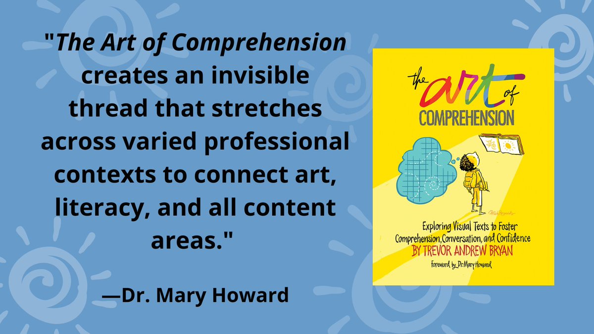 stenhousepub's tweet photo. By utilizing @trevorabryan’s three simple tools shared in #ArtofComp, you can explore visuals and text to help students find, develop, and share their voice, and foster comprehension, conversation, and confidence. #StenhousePub
https://t.co/iP63Y8ExeW https://t.co/wqRAzbruD5