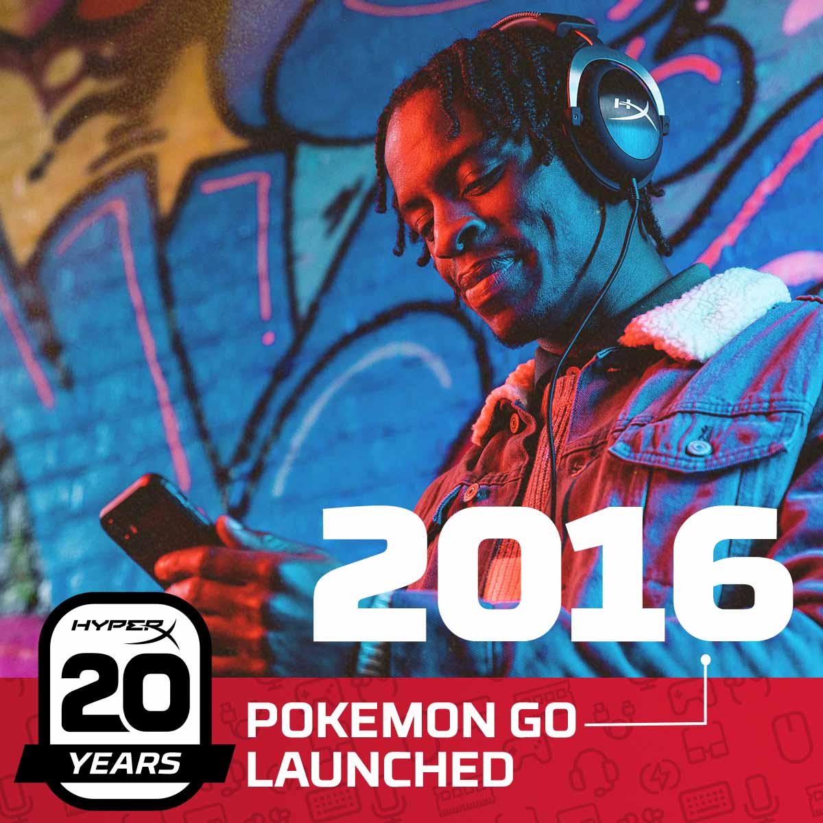 HyperXAnz's tweet photo. We all got to live out our Pokémon collecting dreams IRL in 2016 when Pokémon GO launched.🔴⚪
Did you manage to catch your favourite Pokémon? #HyperX20Years https://t.co/vEOWUNJqv3