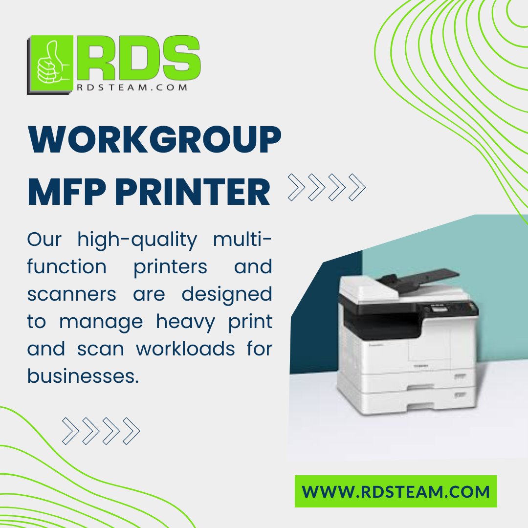 RDSA1Team's tweet image. Get the Workgroup MFP Printers from leading brands like HP, Brother, and Canon. Contact us today! 

#workgroupprinter #workgroupmfp #workgroupmfpprinter #rdsteam