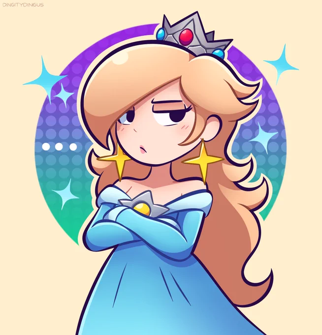 She's got a bit of a temper #Rosalina #Nintendo #Fanart 