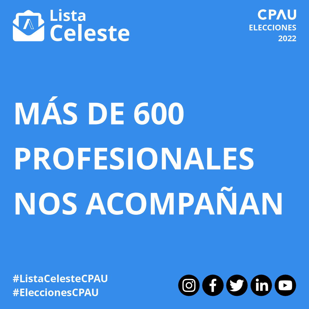 celestecpau's tweet photo. Nuestros Avales y Adherentes:
Más de 600 profesionales nos acompañan

🔗 Conocé más: https://t.co/IP06tDZRn3

#Elecciones #CPAU #EleccionesCPAU #EleccionesCPAU2022 #ListaCeleste #ListaCelesteCPAU https://t.co/l5SqVEPrfg