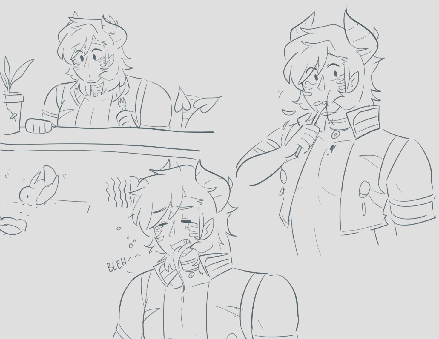damn-busy-with-barney-s-shit-on-twitter-i-doodle-this-while-out