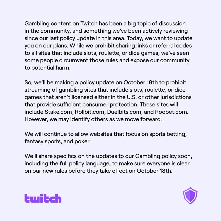 Twitch Ban Announcement Letter| Jagran Play