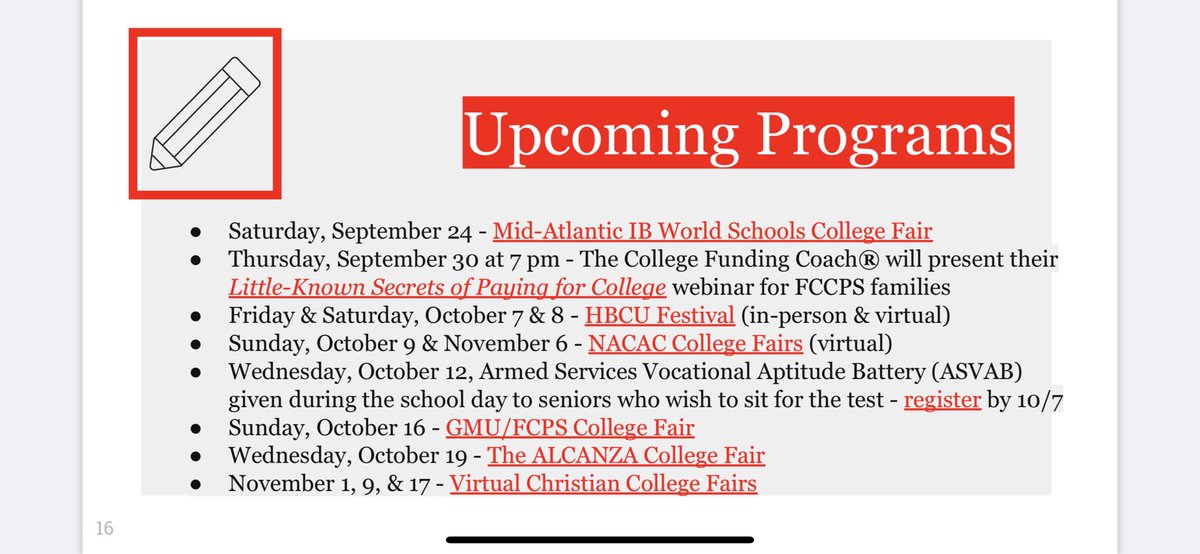 coachsowers's tweet photo. Great night @MeridianMstangs working with 12th gr families, our counseling team, &amp; admissions officers from @MaryWash &amp; @BU_CAS. We presented important deadlines, application updates, &amp; future events. Thank you families for engaging w/us in meaningful discussions tonight. https://t.co/zi7GUKyVZ5