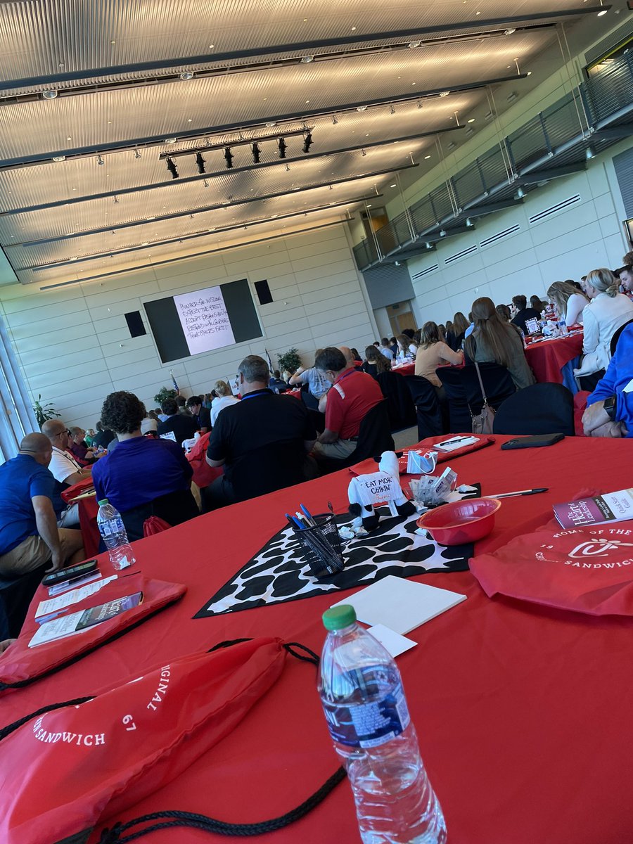 Today 4 of our student athletes were able to participate in the first ever <a href="/wvssac/">WVSSAC</a> Chick-Fil-A Leadership Summit. Thank you to Sterling Kump (<a href="/sakump1/">Ster</a>), Adam Landes, Carlee Haines (<a href="/CarleeHaines/">Carlee Haines</a>) and Brock Linville for participating! #cfawvssacleaders