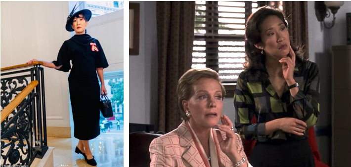SezzaCrnls's tweet photo. Don't pretend that when you saw @IamSandraOh at #queensfuneral, you didn't instantly remember they were besties in #theprincessdiaries https://t.co/FKmMH6UObi