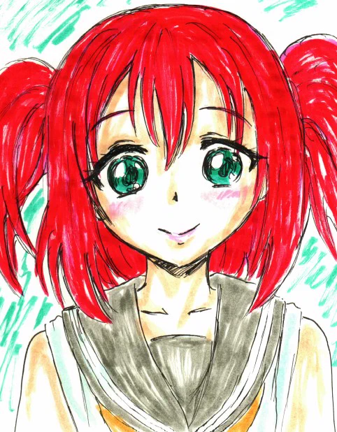 #黒澤ルビィ生誕祭2022去年のラクガキ。 