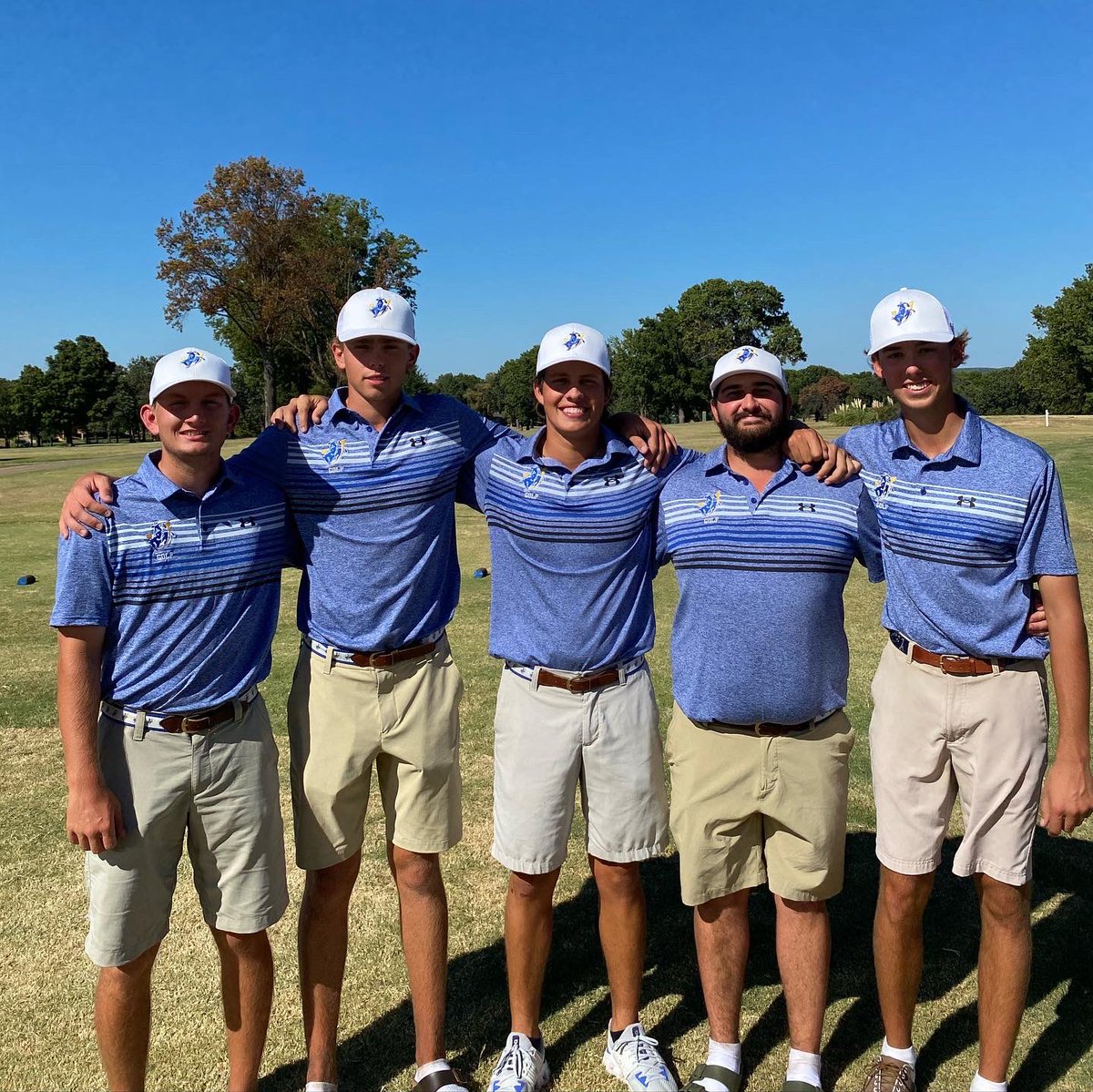 MuleriderSports's tweet photo. ⛳️Muleriders solid in start to fall slate; finish T8th with an 867 (291-289-287) at the 24th NSU Golf Classic‼️
🔹Harrington, Miller become 3rd pair of teammates in program’s GolfStat Era to post rounds at 67 or better at same tournament💥
#GoMuleriders #LetsRide #Muleriders100 https://t.co/DKep4REJvf