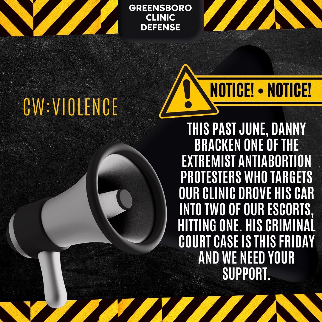 djdumpthem's tweet photo. These are the action steps Greensboro Clinic Defense are asking people to participate in. 6/6 https://t.co/421LrvFJMA