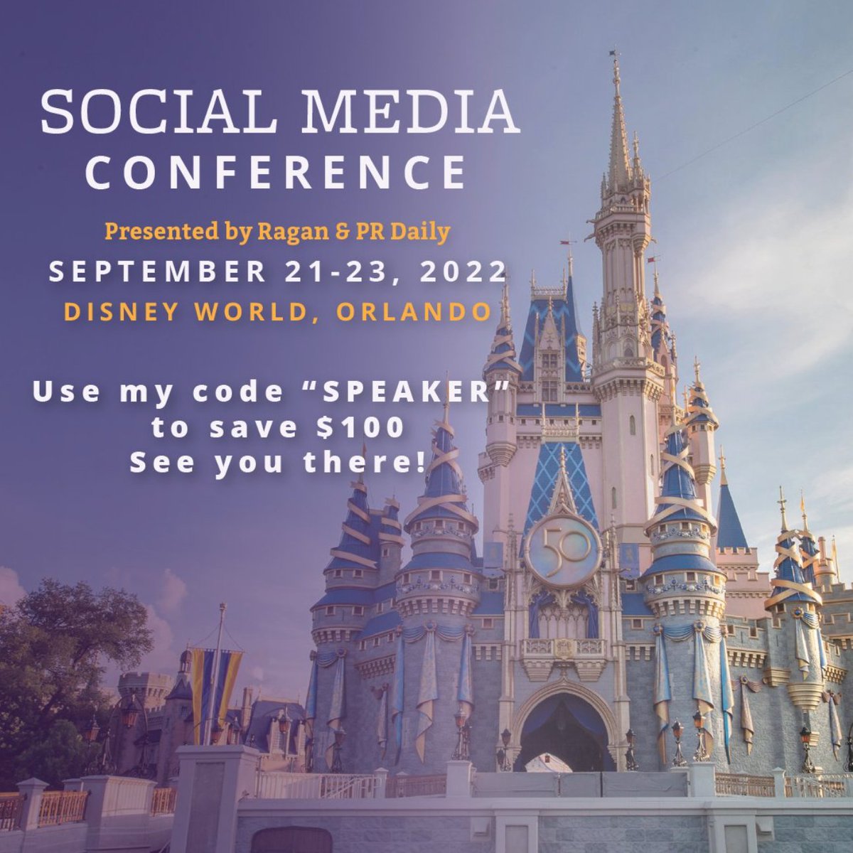 This week, our very own <a href="/BlairAB/">Blair Broussard</a> is talking social strategies for attracting and retaining talent at <a href="/RaganComms/">Ragan.com</a>' 2022 Social Media Conference. See you there! #RaganDisney