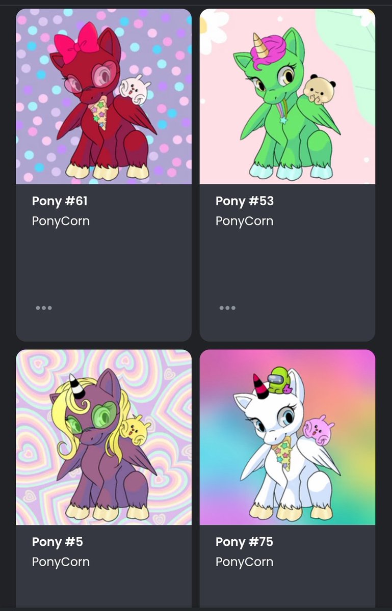 AstrayApes's tweet photo. My lovely @ponycorn_nft #nfts !π±ππ¦πβοΈ
.
.
Go take a look at: https://t.co/5q2S7O3AKn
.
.
#femalenftartist #womaninnft #womannft #nfthodl #hodl #crypto #web3 #altcoin #opensea #nftcommunity #nftgrind #nftartists #nftcollectibles #pony #unicorn #unicornnft https://t.co/rSvUZwaWAa
