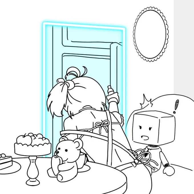 【メン限】Siro has a portal in her living room so she can get drinks out of the fridge without leaving her seat
#SiroArt #シロ生放送 