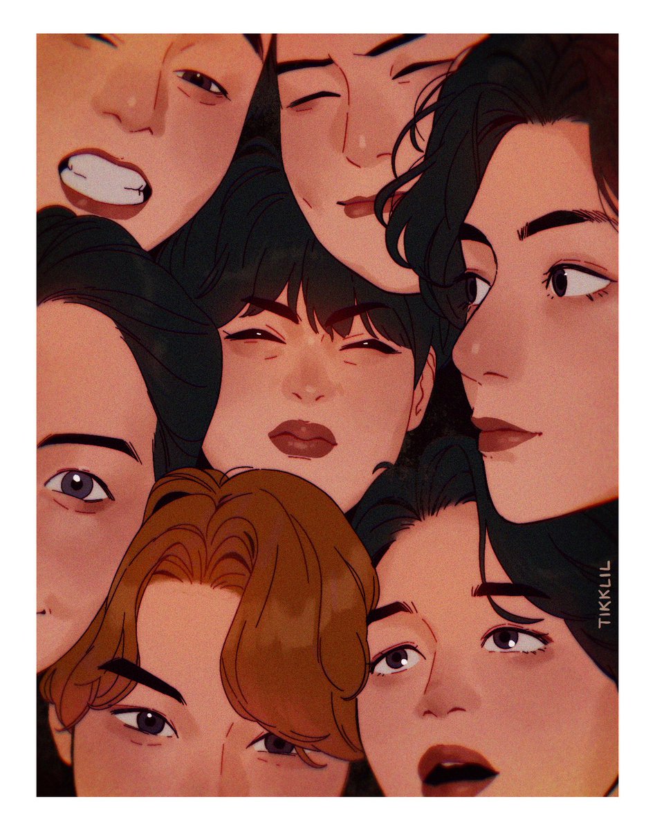 「All my OT7s bc I want them to know how m」|Tikklil 7 @ Camp Mapplewood 🌼のイラスト