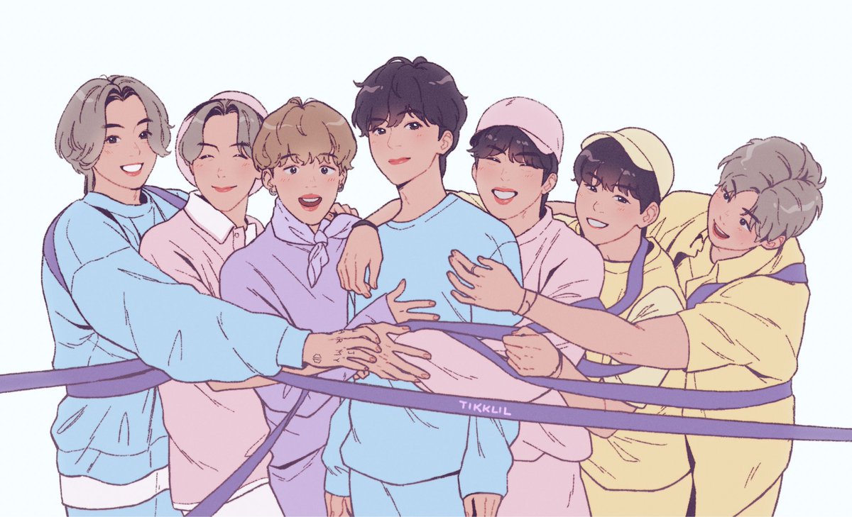 「All my OT7s bc I want them to know how m」|Tikklil 7 @ Camp Mapplewood 🌼のイラスト