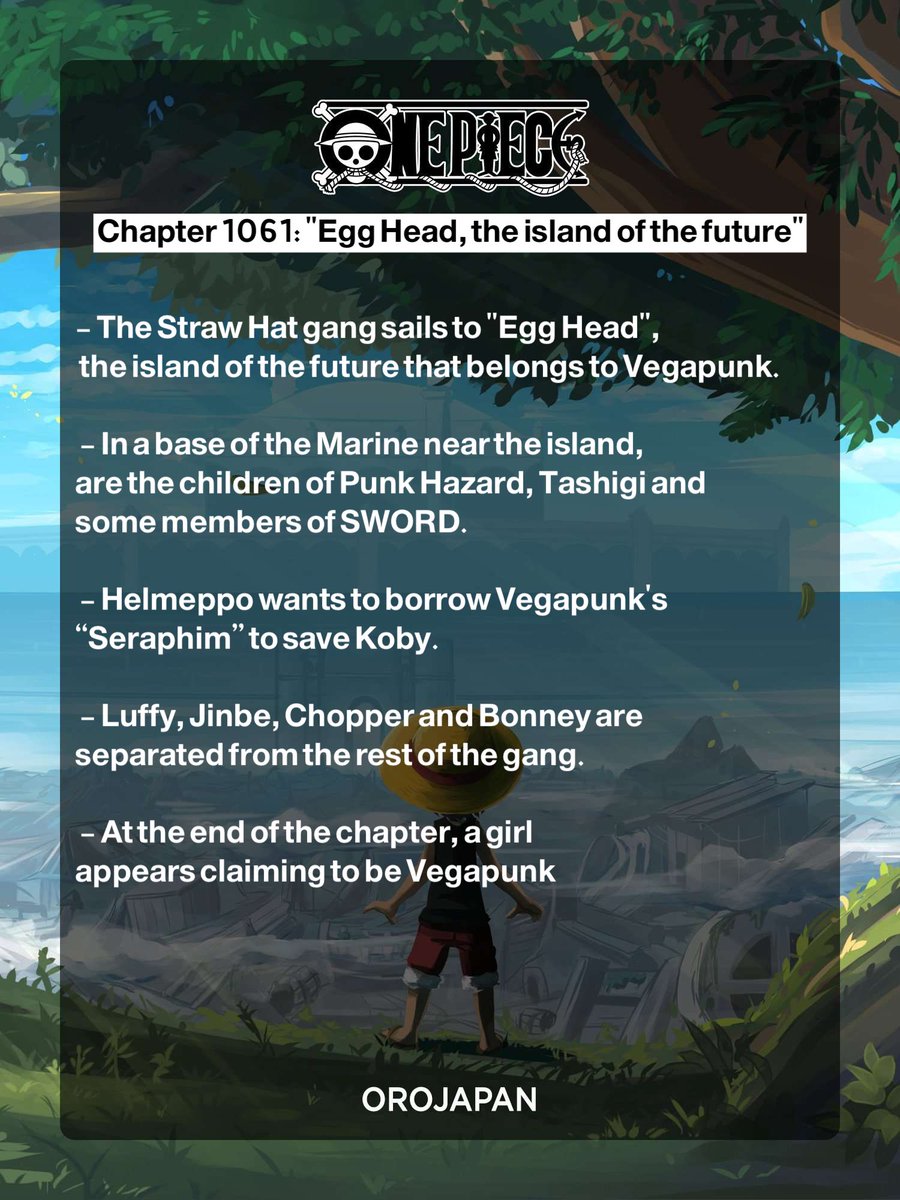 One Piece Chapter 1061 Recap & Spoilers: Future Island Egghead