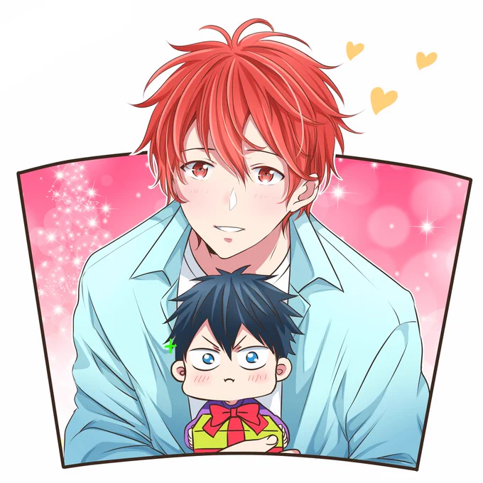 でかず×ちびず💙❤️💙❤️ 