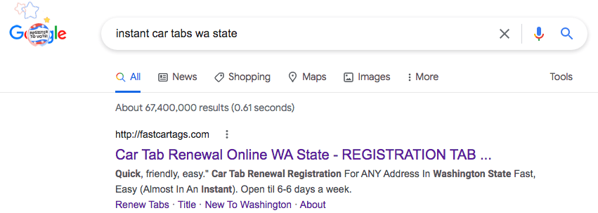 fastcartabs's tweet photo. Using search engines to find us? Search "fast car tabs wa state" or "instant car tabs wa state" and we'll come up at the top of the results.

#wastate #washintonstate #wastatedol #wadol https://t.co/A6Y3MqNoiq
