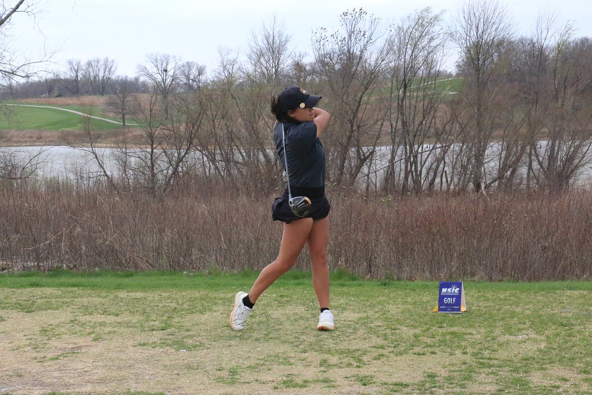wscwildcats's tweet photo. Jazmine Taylor captures individual medalist honors with new school record for @WayneStateGolf, 'Cats take second at Golden Bear Classic.  #NSICWGOLF
https://t.co/ZogzVJGtld https://t.co/xFPVhYCDhB