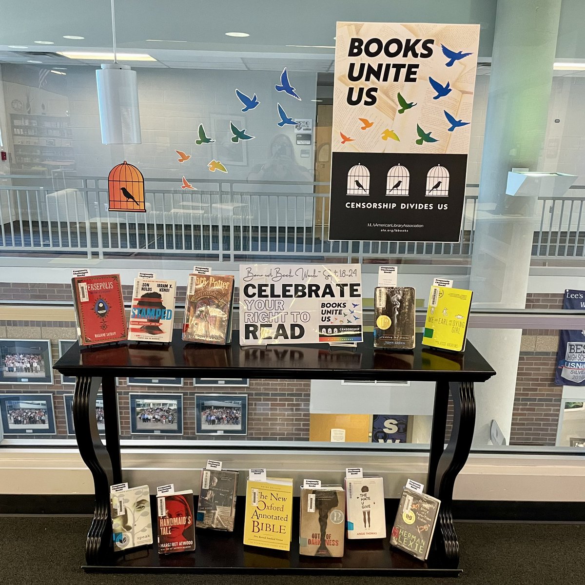 Celebrate your #FReadom to Read! Books Unite Us-Censorship Divides Us #BannedBooksWeek