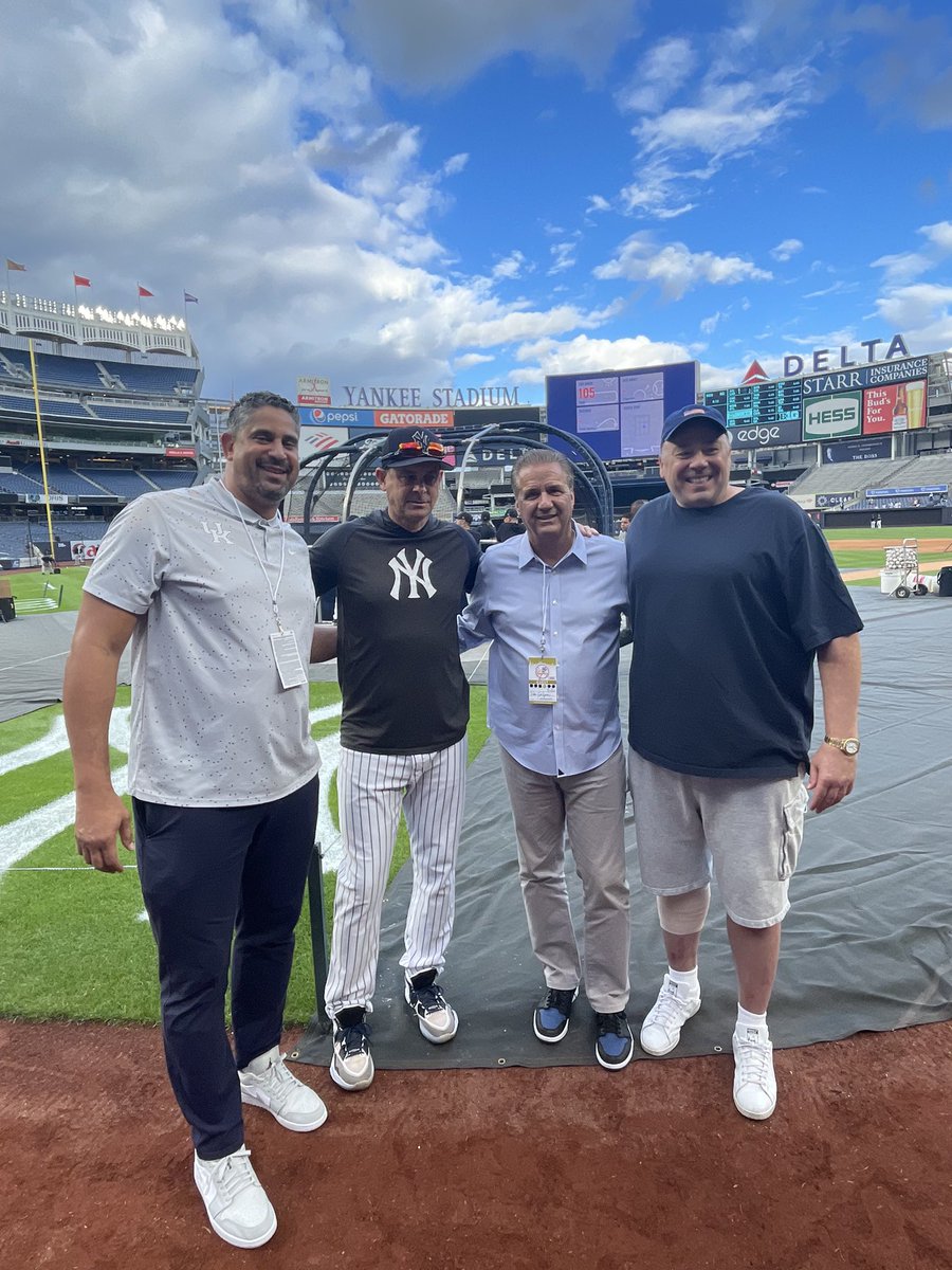 We were in the neighborhood so we stopped in for Yanks-Pirates.  

Home tomorrow night and then we start next Tuesday.  Let’s gooooo!!!